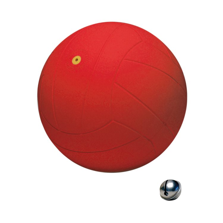 WVBALL TORBALL WITH BELLS 21CM/ 8.3'' RED FOOTBALL