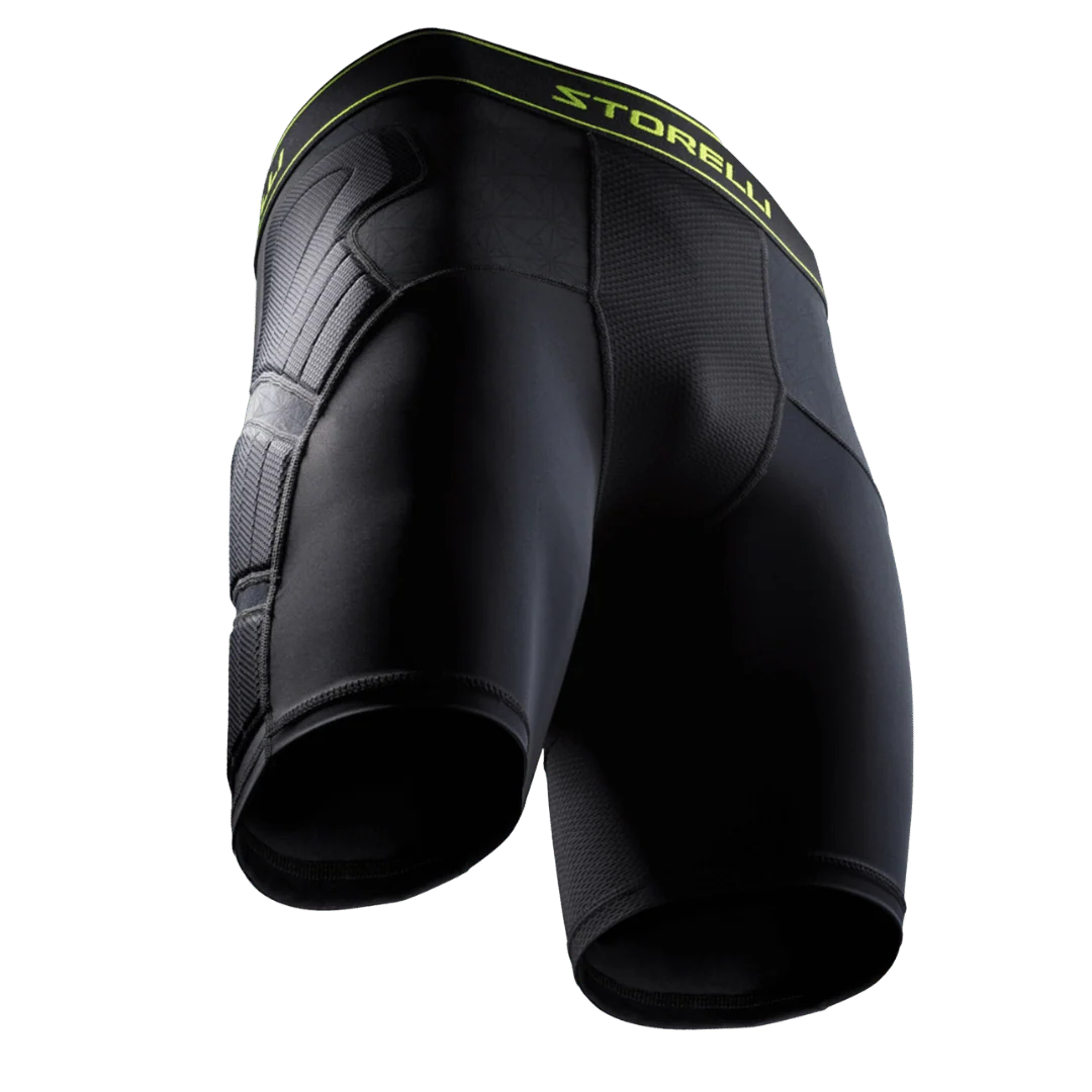 STORELLI BODYSHIELD IMPACT SLIDERS BLACK (LIGHTLY PADDED)