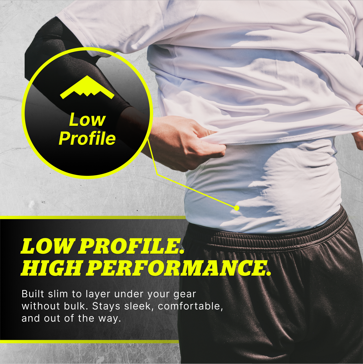 STORELLI BODYSHIELD SLEEVELESS UNDERSHIRT WHITE (PADDED)