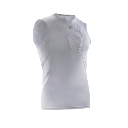 STORELLI BODYSHIELD SLEEVELESS UNDERSHIRT WHITE (PADDED)