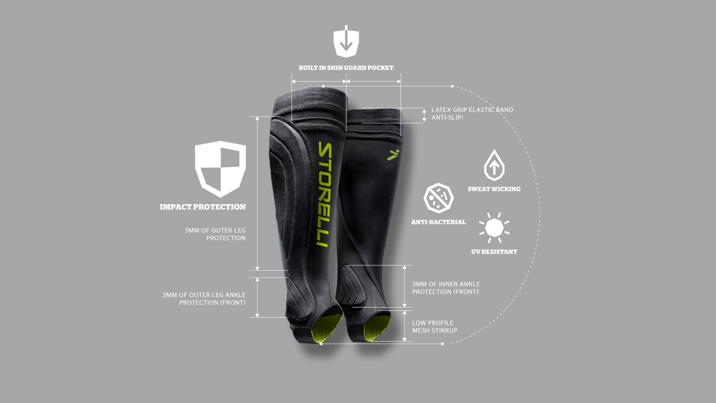 STORELLI  BodyShield Leg Guards zwart