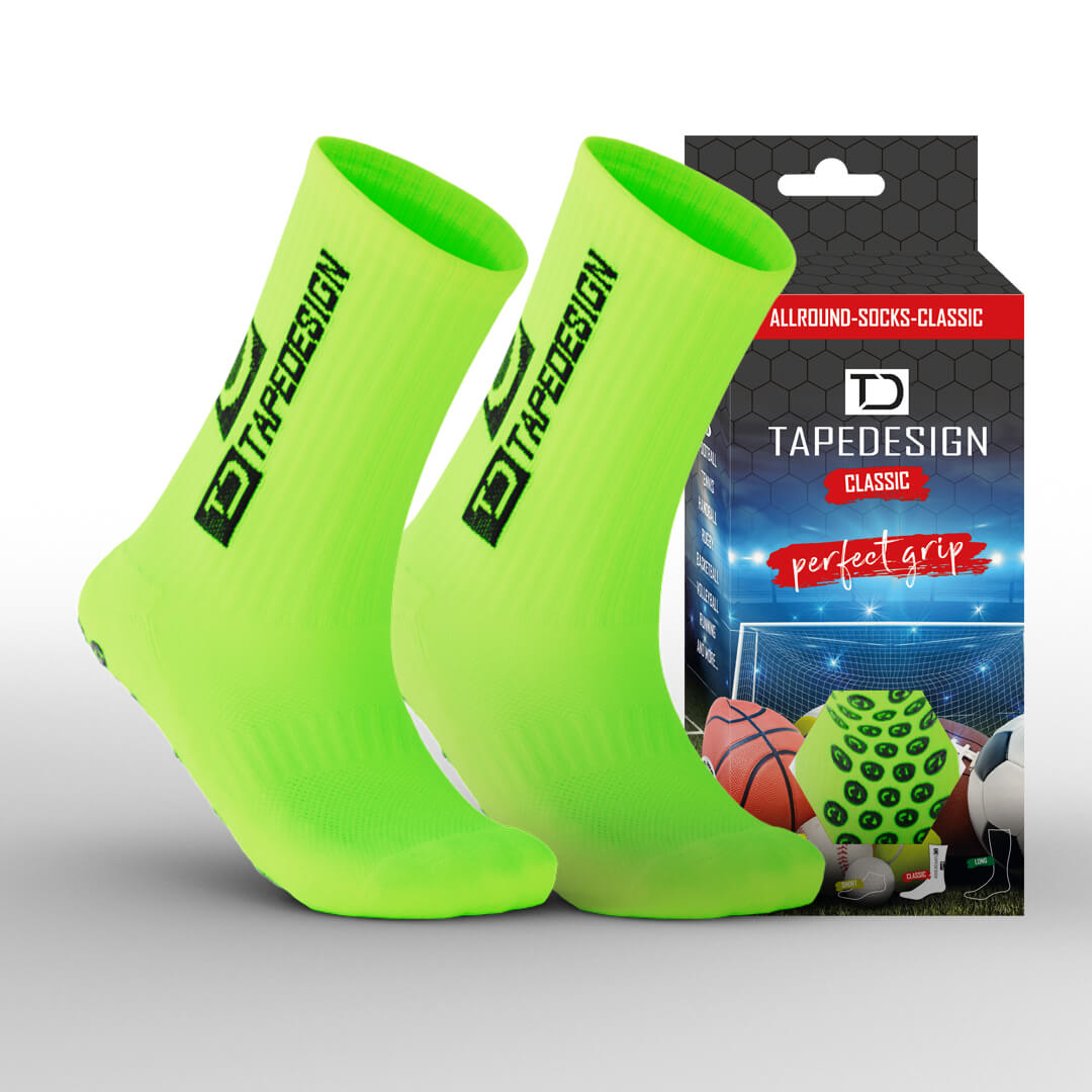 TAPEDESIGN ALLROUND SOCKS CLASSIC NEON GREEN