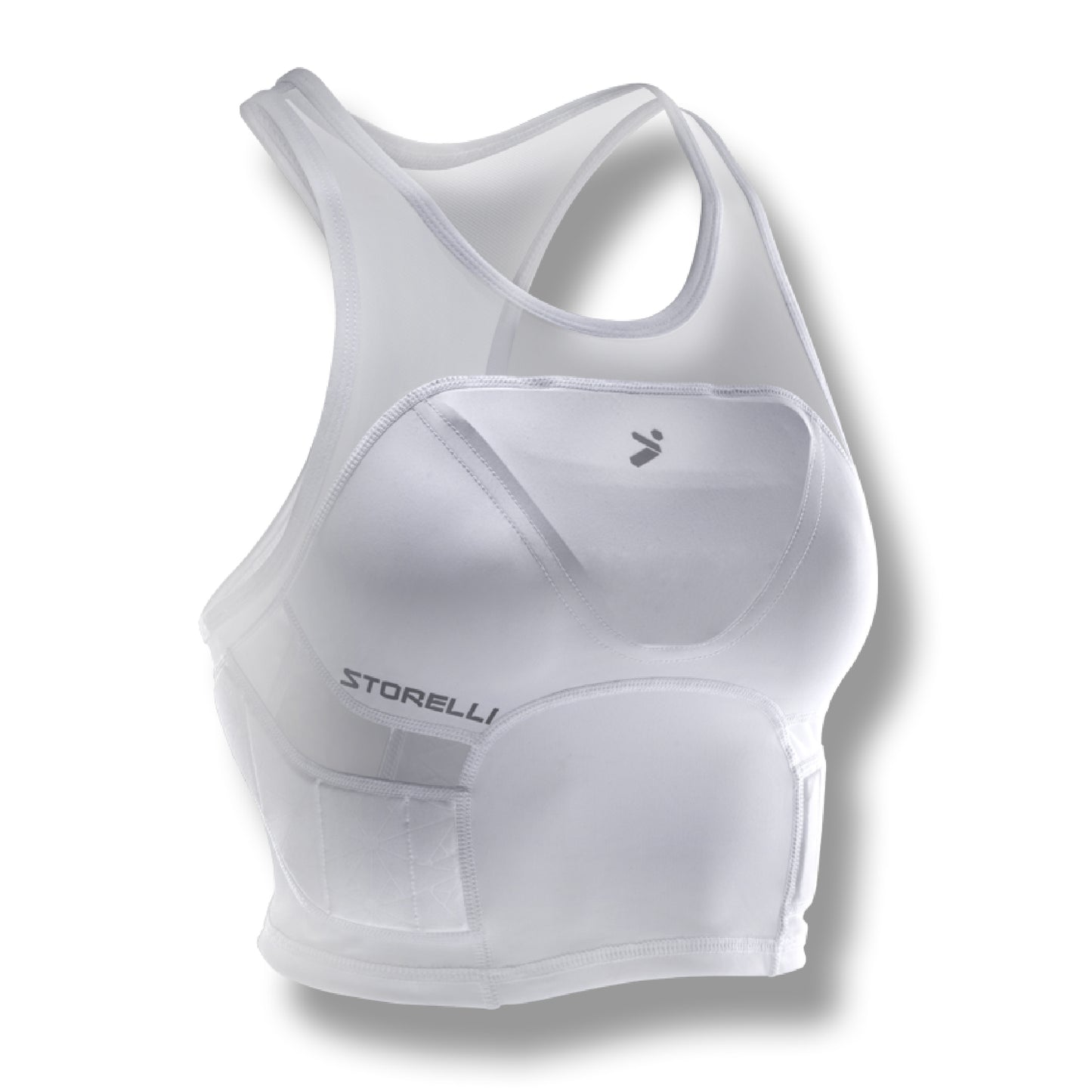 STORELLI WOMEN'S BODYSHIELD CROP TOP WHITE