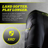 STORELLI BODYSHIELD IMPACT SLIDERS BLACK (LIGHTLY PADDED)