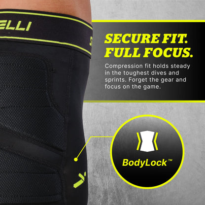 STORELLI WOMEN'S BODYSHIELD IMPACT SLIDER BLACK (LIGHTLY PADDED)