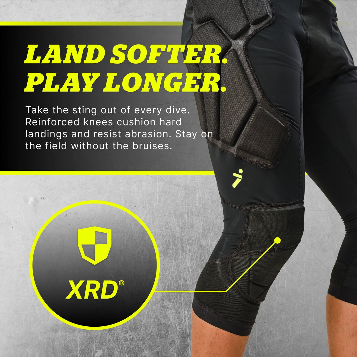 STORELLI BODYSHIELD GK 3/4 LEGGINGS NEW (PADDED)