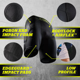 STORELLI BODYSHIELD IMPACT SLIDERS BLACK (LIGHTLY PADDED)