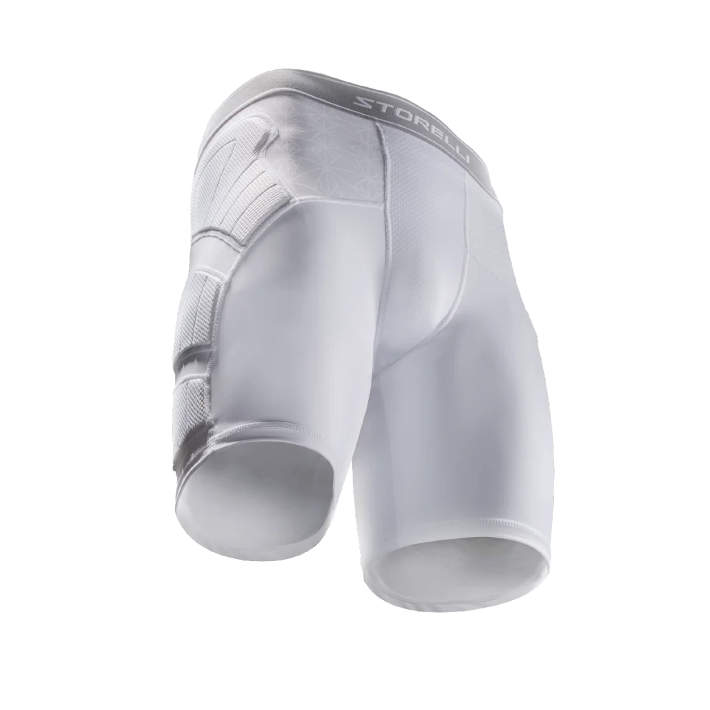STORELLI BODYSHIELD IMPACT SLIDERS WHITE (LIGHTLY PADDED)