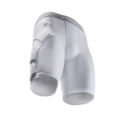 STORELLI BODYSHIELD IMPACT SLIDERS WHITE (LIGHTLY PADDED)