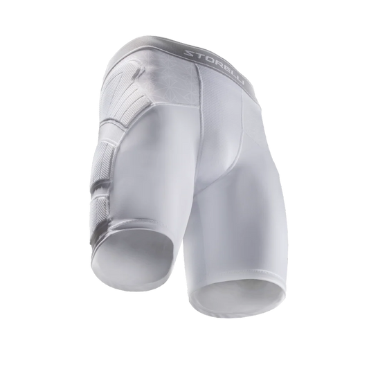 STORELLI BODYSHIELD IMPACT SLIDERS WHITE (LIGHTLY PADDED)