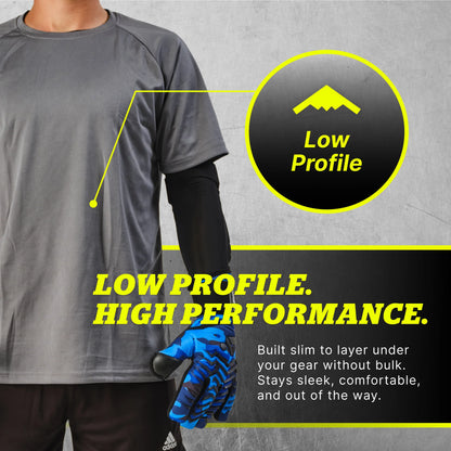 STORELLI BODYSHIELD GOALKEEPER LIGHT MATCHDAY 3/4 UNDERSHIRT (PADDED)