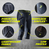 STORELLI BODYSHIELD GK 3/4 LEGGINGS NEW (PADDED)