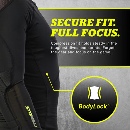 STORELLI BODYSHIELD GOALKEEPER LIGHT MATCHDAY 3/4 UNDERSHIRT (PADDED)
