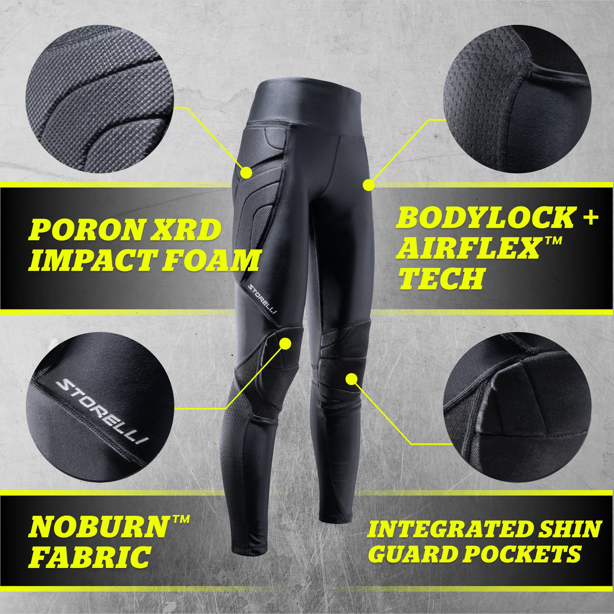 STORELLI WOMEN'S BODYSHIELD GK LEGGING (gepolstert)