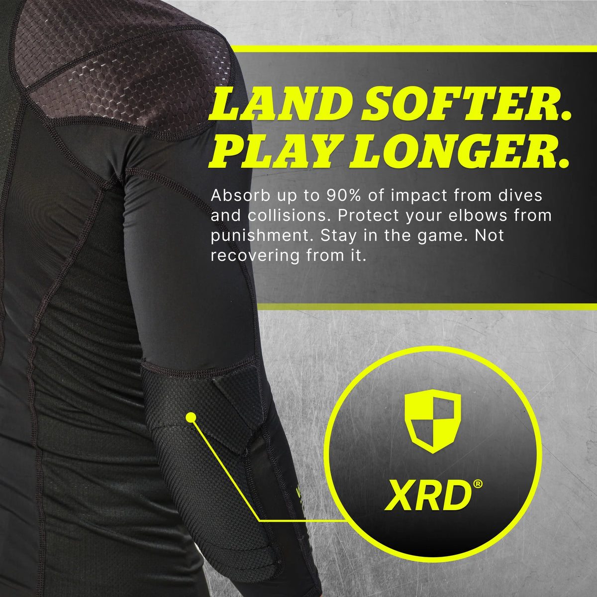 STORELLI BODYSHIELD GOALKEEPER LIGHT MATCHDAY 3/4 UNDERSHIRT (PADDED)
