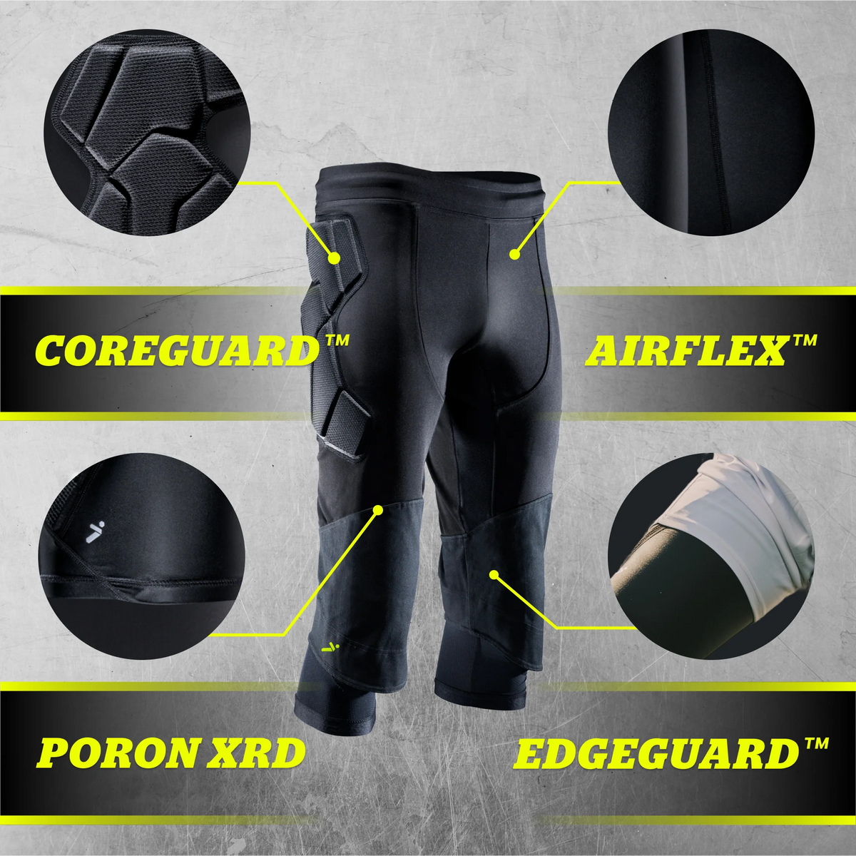 STORELLI EXOSHIELD ULTIMATE PROTECTION 3/4 GK PANTS JUNIOR (PADDED)