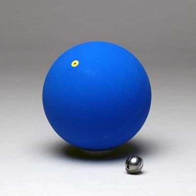 WVBALL GYMNASTC BALL WITH BELLS 19CM/ 7.5 BLUE