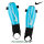 NIKE CHARGE SHIN GUARDS BLUE FURY/BLACK/GLACIER