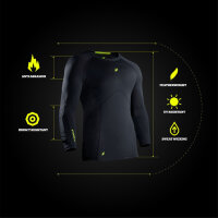 STORELLI BODYSHIELD GOALKEEPER LIGHT MATCHDAY 3/4 UNDERSHIRT (PADDED) 128
