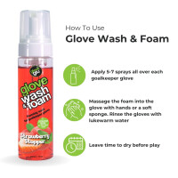 GLOVEGLU GLOVE WASH &amp; FOAM - STRAWBERRY STOPPER (200ml)