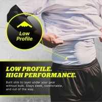 STORELLI BODYSHIELD SLEEVELESS UNDERSHIRT WHITE (PADDED)