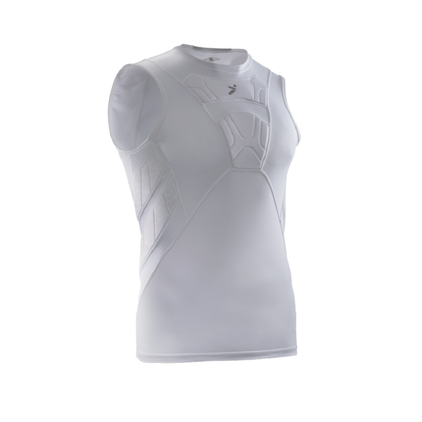 STORELLI BODYSHIELD SLEEVELESS UNDERSHIRT WHITE (padded)