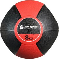 PURE2IMPROVE MEDICINE BALL with Handles 8 KG