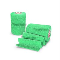 GOALKEEPERS WRIST &amp; FINGER PROTECTION TAPE 7.5CM LIME...