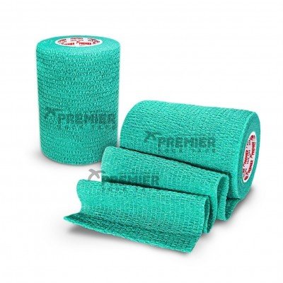 GOALKEEPERS WRIST &amp; FINGER PROTECTION TAPE 7.5CM TURQUOISE GREEN