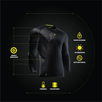 STORELLI BODYSHIELD GK 3/4 UNDERSHIRT (PADDED)